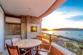 Residencial Lagoinha - A melhor vista da praia de Bombinhas - Lindo apartamento 3 quartos - Frente para Praia - 6 pessoas